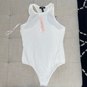 Aqua brand new small white bodysuit